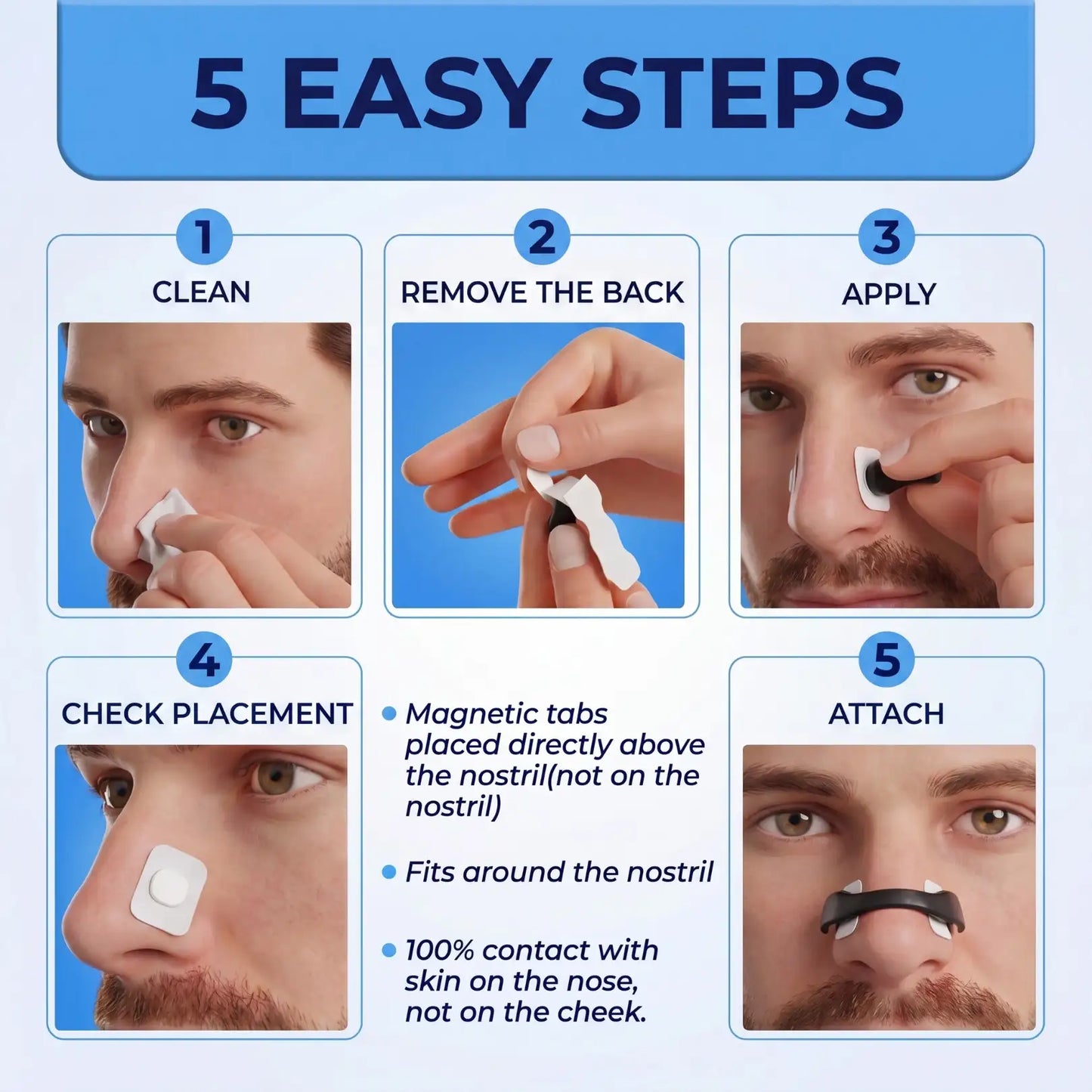 Magnetic Nasal Strips Pro